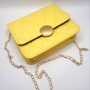 Small Yellow Shoulder Bag